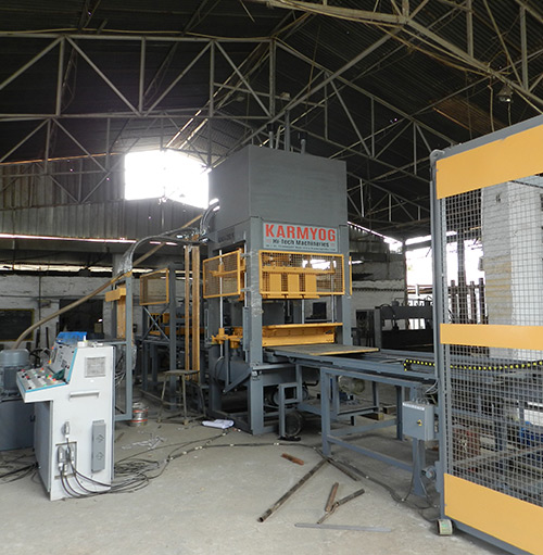 khm48h-in FULLY AUTOMATIC BRICK, BLOCK & PAVER MAKING MACHINE