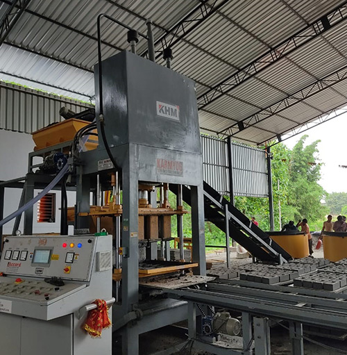 khm144h-Automatic Fly Ash Brick Making Machine