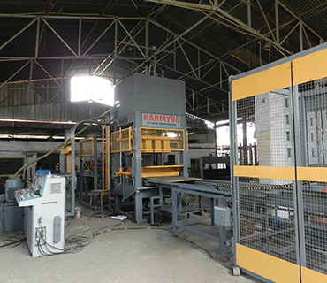 khm180hv FULLY AUTOMATIC BRICK, BLOCK & PAVER MAKING MACHINE